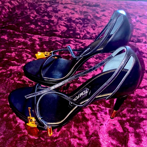 Tom Ford Padlock Heel Sandal size EU 39 - Picture 3 of 4